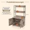 COSTWAY szafka dla kota z półką, szafka na kuwetę do kociej Podgląd zdjęcia produktu 3