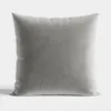 Polštář VELVI 022 šedá 40x40 cm Mybesthome Varianta: Povlak Náhled obrázku produktu 4