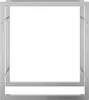 vidaXL Stojan na palivové drevo 50x28x56 cm z nerezovej Náhľad obrázku produktu 5