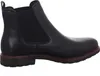 A side view of a black leather Chelsea boot on a white background. Produktbild-Vorschau