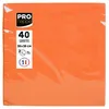Serviettes de table PROnappe 380 x 380 mm orange 40 pièces Voir les images du produit 2