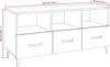 vidaXL TV-Schrank Betongrau 102x35x50 cm Holzwerkstoff Produktbild-Vorschau 7