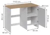 Waschmaschinenschrank Vicco Viktor Weiß/Artisan-Eiche 119.6 Produktbild-Vorschau 2