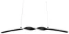 Suspension LED, métal, noir, réglable en hauteur, H 150 cm Voir les images du produit 9