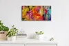 Dekor Leinwand Uhr Wandbilder Geräuschlos 60x30 Malerei Produktbild-Vorschau 3