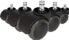 hjh OFFICE Stuhlrollen 5x ROLO No-Noise 11mm/50mm Ersatz Produktbild-Vorschau 1