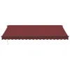 vidaXL Markise Manuell mit LED Weinrot 450x350 cm Produktbild-Vorschau 4