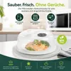 3er Set Mikrowellenhauben Ø 26 x 11 cm – Transparente Produktbild-Vorschau 5