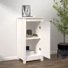 Sideboard Weiß 39x35x80 cm Massivholz Kiefer Produktbild-Vorschau 3