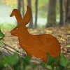 Hase Klopfer im Shabby Chic Deko Design auf Bodenplatte | Produktbild-Vorschau 4