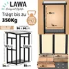Kaminholzregal Terrasse und Balkon 91×56×117 cm mit Dach Produktbild-Vorschau 2