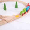 BigJigs Holz Eisenbahn mechanische Weichen - Produktbild-Vorschau 2