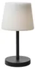 LED Tischlampe mit Lautsprecher - Bluetooth - wiederaufladbar - H: 38cm - für Terrasse, Balkon Produktbild-Vorschau