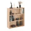 KOMTO Bücherregal 80 cm breit, Sonoma, Bücherregal mit 3 Produktbild-Vorschau 7