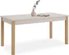 Homestyle4u Esstisch 160-200x80 cm ausziehbar Beige Grau Produktbild-Vorschau 6