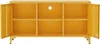 Credenza moderna a 2 ante L120 cm in metallo giallo - Anteprima dell’immagine prodotto 5