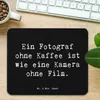 Mr. & Mrs. Panda Mauspad Spruch Fotograf Kaffee - Schwarz - Produktbild-Vorschau 2