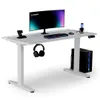 Ultradesk VORTEX - Weiß - Computertisch mit elektrischer Produktbild-Vorschau 10