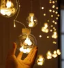 Lampki świąteczne kurtyna świetlna kule bombki led girlanda Podgląd zdjęcia produktu 5