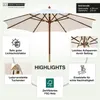 Sonnenschirm Sunshine 350 cm weiß als klassischer Produktbild-Vorschau 2