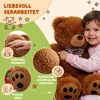 MONZANA® Teddybär L - XXXL 50-175cm Weiches Fell Schleife Produktbild-Vorschau 3