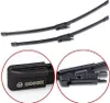 Two Bosch Aerotwin windshield wipers are shown against a white background, with close-up insets of the wiper connectors. Produktbild-Vorschau