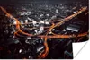 MuchoWow® Poster Skyline - Verkehr - Nacht 180x120 cm - Produktbild-Vorschau 1