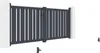 Doppelflügeltor aus Aluminium 3m VEYMONT H.120cm grau Produktbild-Vorschau 8