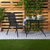 Harbor Housewares Gartentisch mit Glasplatte – Glasplatte Produktbild-Vorschau 6