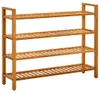 vidaXL Schuhregal mit 4 Etagen 100x27x80 cm Massivholz Produktbild-Vorschau 7