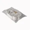 Mokkadeckchen oval 22 cm x 15 cm weiss Produktbild-Vorschau 2