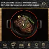 KAISERTAL Gusseisen Bratpfanne emailliert - Antihafteffekt Produktbild-Vorschau 4