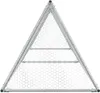 vidaXL Klatka dla kurczaków srebrna 400x105x91 cm Stal Podgląd zdjęcia produktu 5