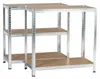 Kovový skladovací regál 180 x 90 x 40 cm, 5 polic, nosnost Náhled obrázku produktu 9