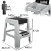 Tritthocker 2 Stufen Tritt bis 150 kg mit Staufach Produktbild-Vorschau 9
