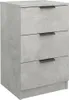 vidaXL Nočný stolík Concrete Grey 40x36x65 cm Náhľad obrázku produktu 2