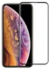A screen protector is shown placed over an iPhone. Produktbild-Vorschau