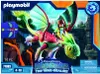 The image shows the packaging of a Playmobil Dragons toy set, featuring a dragon with a rider in a fantasy landscape. Produktbild-Vorschau