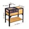 SucceBuy recinto per tartarughe 38 "x24 "x32.5" in legno, Anteprima dell’immagine prodotto 8