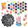 Glitzer Tattoo Set, Temporäre Glitzertattoo Make Up Kit für Produktbild-Vorschau 6