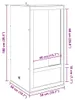 vidaXL Terárium hnědé 50 x 50 x 100 cm OSB deska Náhled obrázku produktu 8