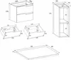 RODAN | Mobile Sotto Lavabo - Bianco - 100 cm - Con piano Anteprima dell’immagine prodotto 7