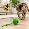 Interaktiver Katzenball grün USB selbstrollend LED Produktbild-Vorschau 4