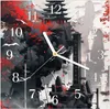 Wanduhr aus Glas mit Motiv Mystischer Tempel- 30 x 30 cm - Produktbild-Vorschau 1