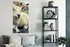 MuchoWow® Poster Schaf - Lamm - Gras 60x120 cm - Produktbild-Vorschau 4