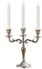 Boltze Kerzenständer Varas silber 3-flammig, Hähe 26 cm, Produktbild-Vorschau 3