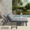 SVITA GRENADA Salon de jardin 4 pièces double chaise longue Voir les images du produit 3