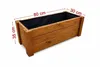 Großer Blumenkasten Pflanzkübel 80x30x35 cm – Modernes Produktbild-Vorschau 2