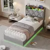 Lit rembourré ProximaX 90 x 200 cm avec ports USB et Voir les images du produit 3