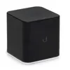 A black cube-shaped Ubiquiti Networks airCube router is shown against a white background. Produktbild-Vorschau